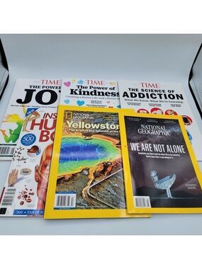 Time & National Geograhic Magazine Bundle